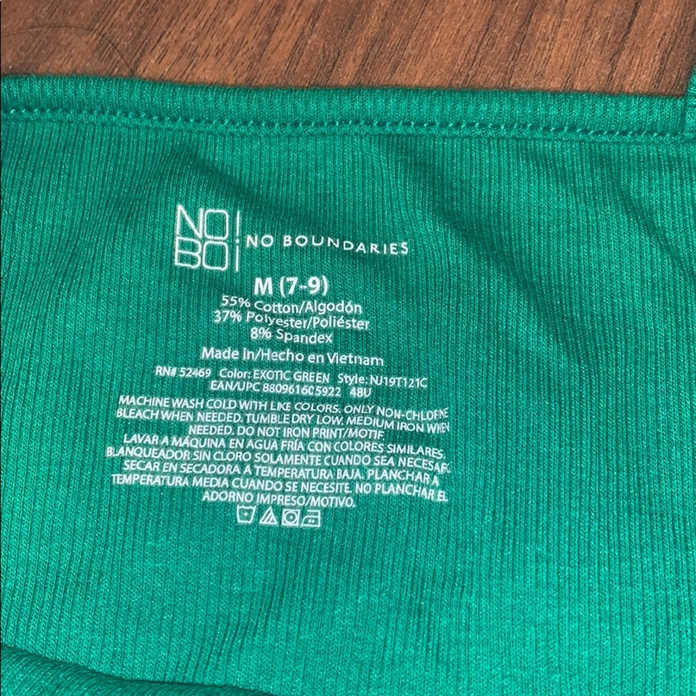 Green Tank Top - Picture 3 of 4